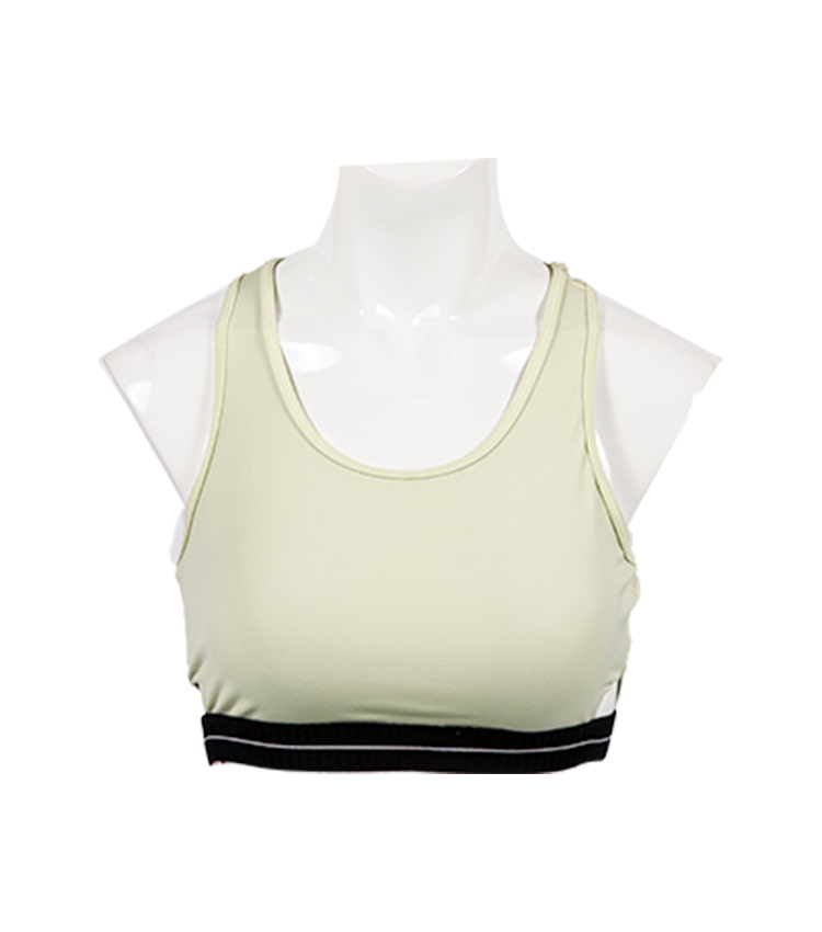 Running gym yoga underwear tops custom logo workout womens sports bra crop top 